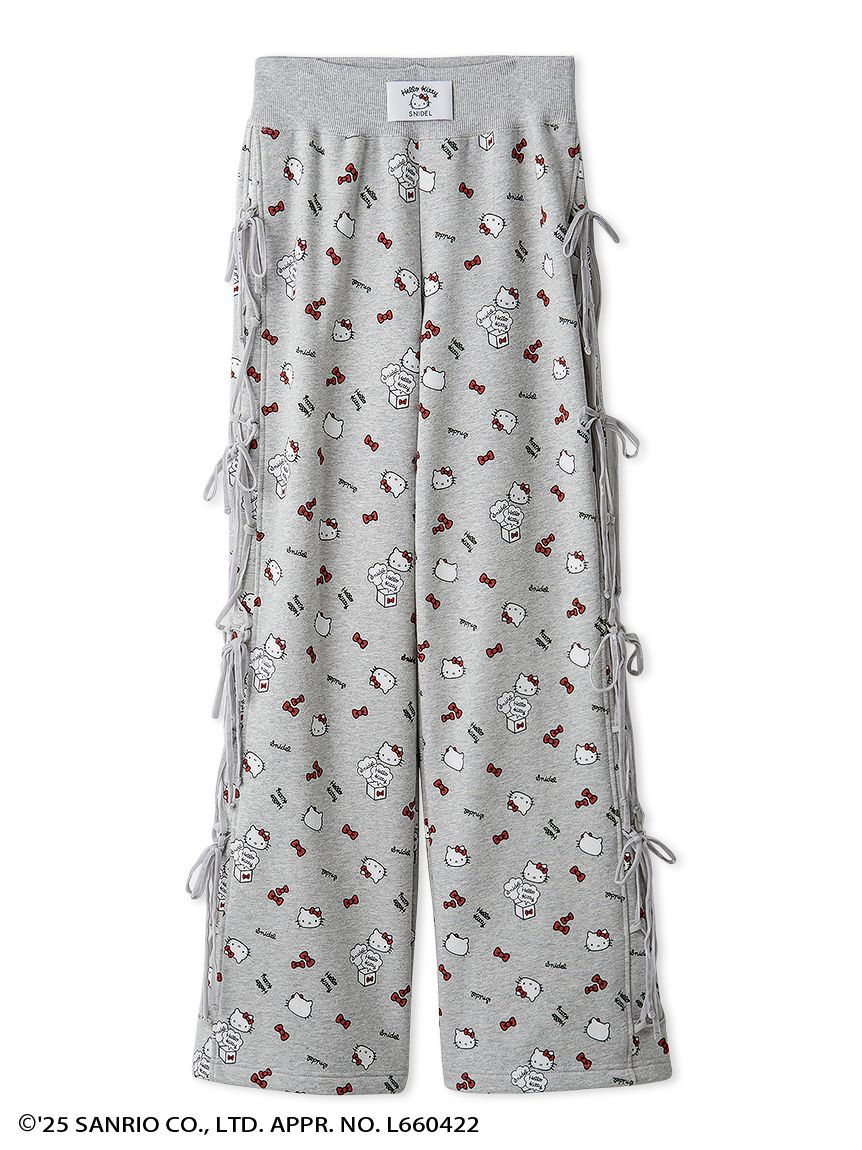 SNIDEL「【HELLO KITTY】レースアップパンツ」|チノ|