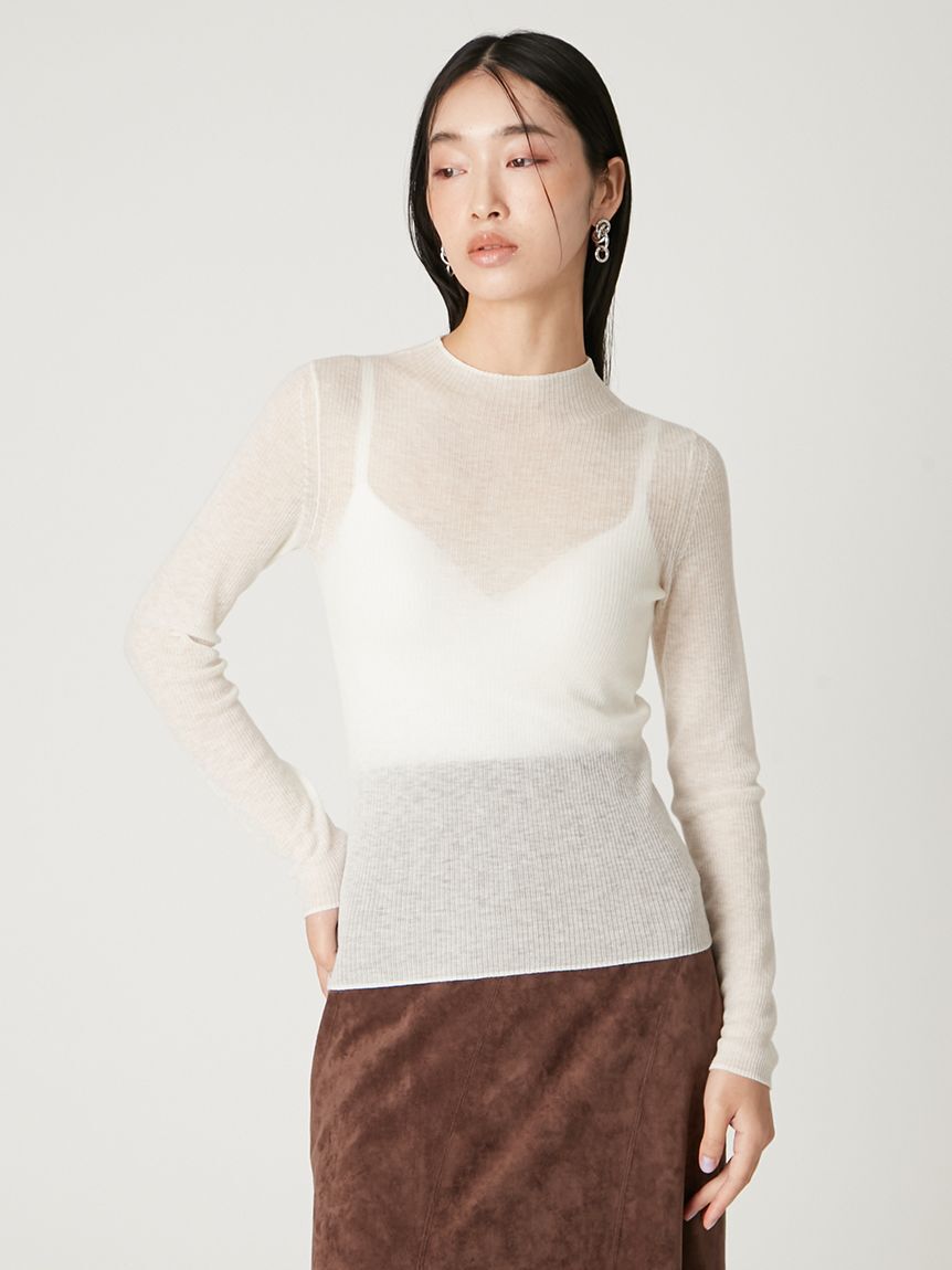 FRAY I.D「ウールシアーニット」|ニット・セーター|