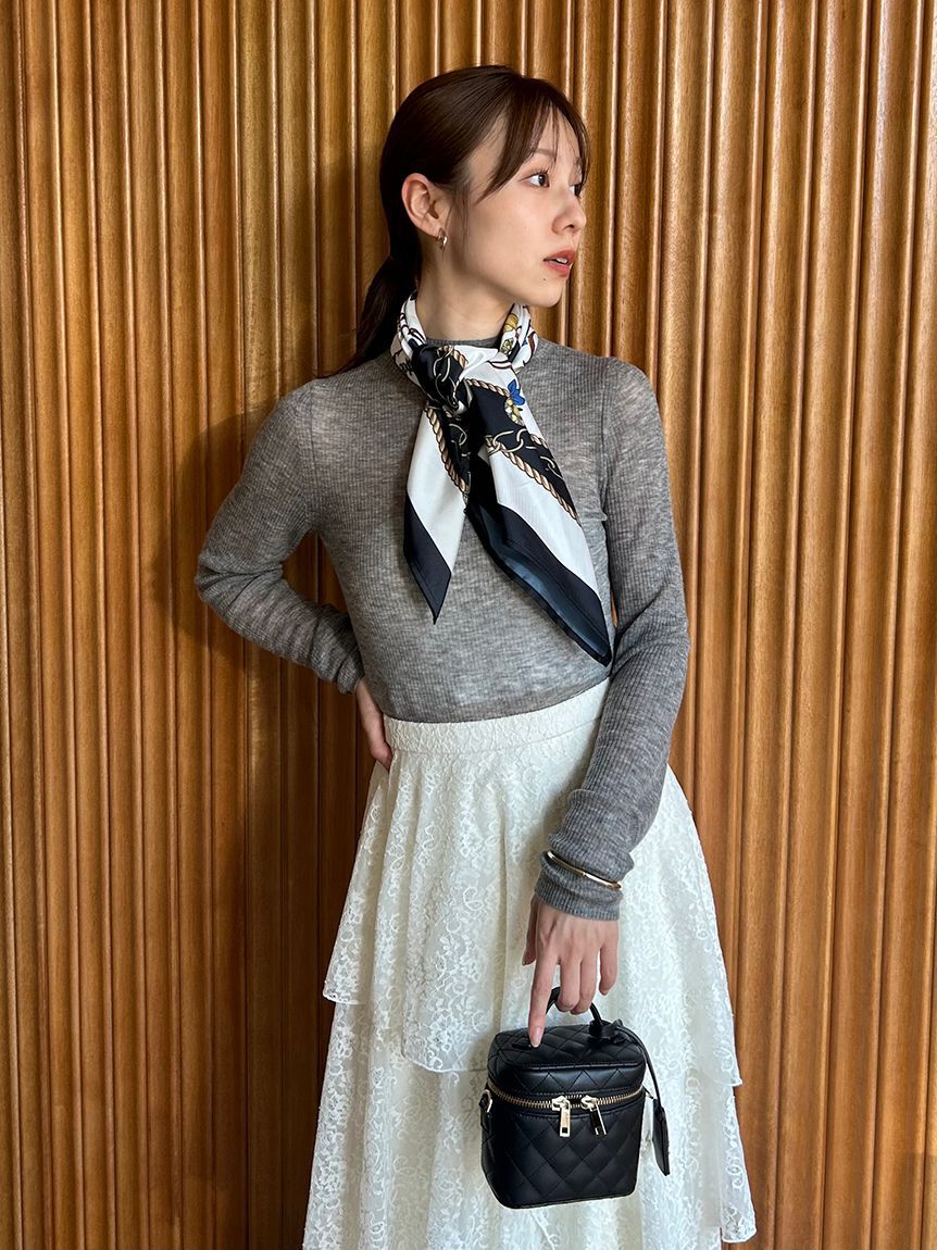 FRAY I.D「ウールシアーニット」|ニット・セーター|GRY