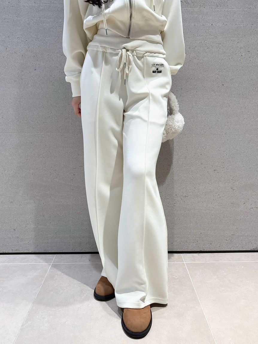 LILY BROWN「【WEB限定00サイズ】【LILY BROWN&times;MARY QUANT】スウェットパンツ(Hearts2Hearts着用)」|チノ|