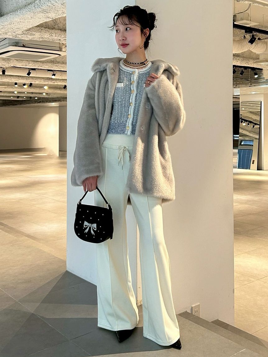 LILY BROWN「【WEB限定00サイズ】【LILY BROWN&times;MARY QUANT】スウェットパンツ(Hearts2Hearts着用)」|チノ|