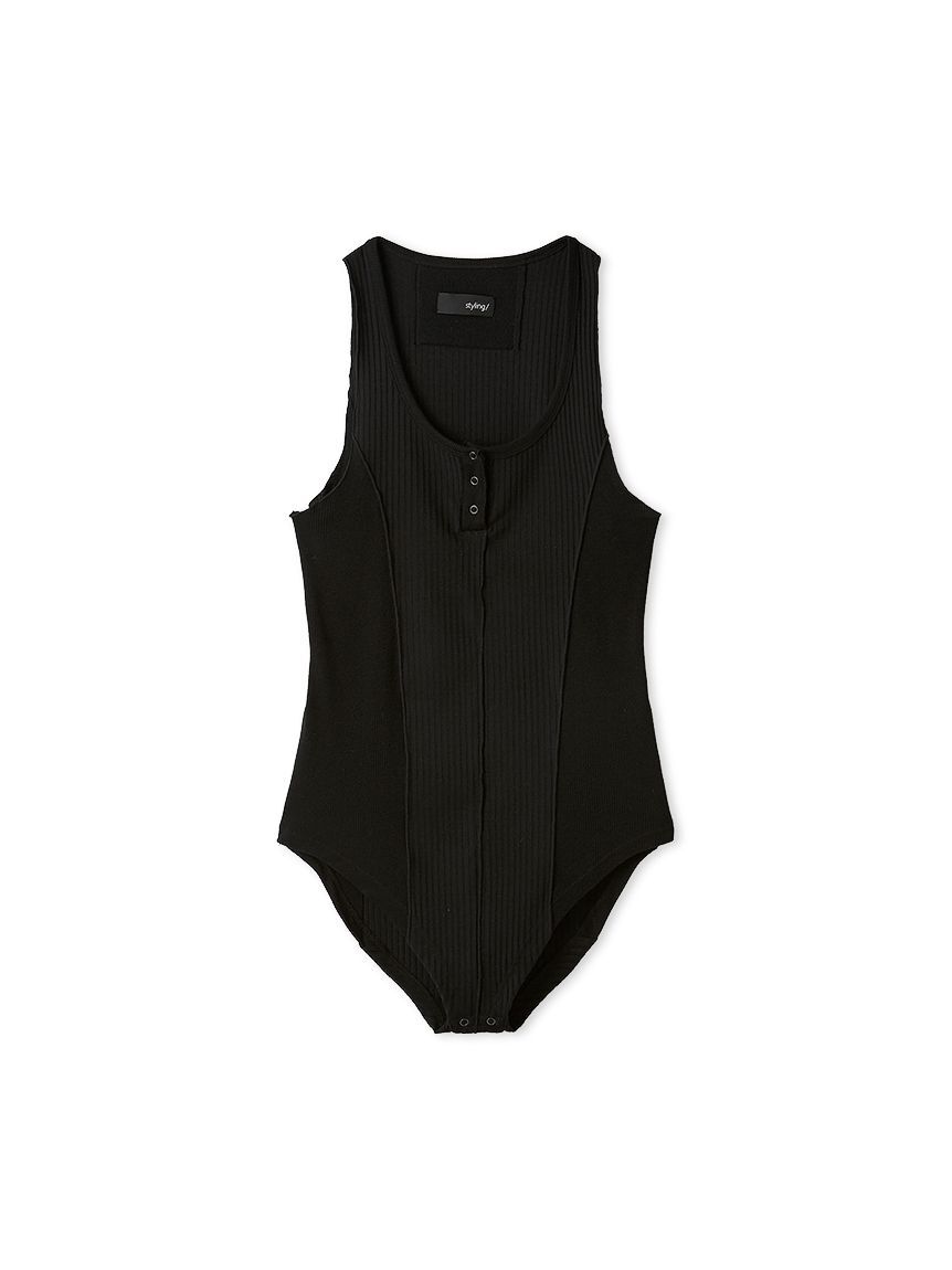 styling/「【セットアイテム対応】メローカットボディスーツ」|Tシャツ・カットソー|BLK