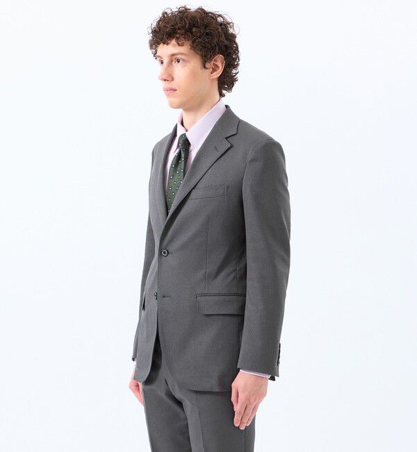 MACKINTOSH PHILOSOPHY「トロッター ジャケット #000（ナンバーゼロ）バーズアイストレッチ リサイクル」|テーラードジャケット|