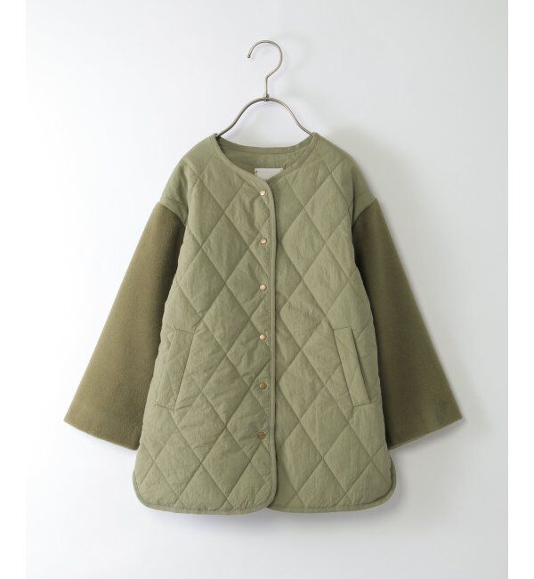 ikka kids「【親子おそろい】切り替えキルトハーフコート（120~160cm）」|その他|