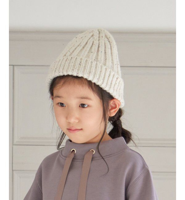 ikka kids「ラメニットワッチ」|その他|ライトグレー