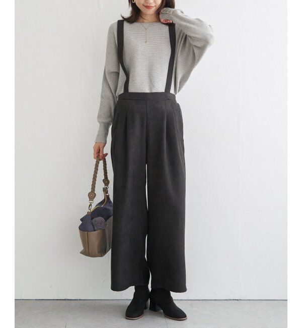 ikka「サス付きワイドパンツ」|その他|