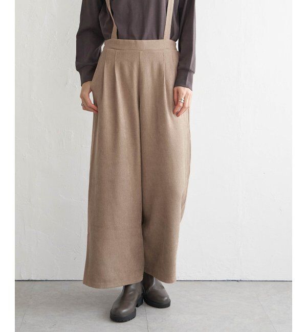 ikka「サス付きワイドパンツ」|その他|