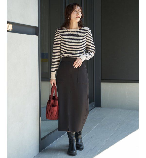 IKKA LOUNGE「ミニケーブルニットプルオーバー」|プルオーバー|