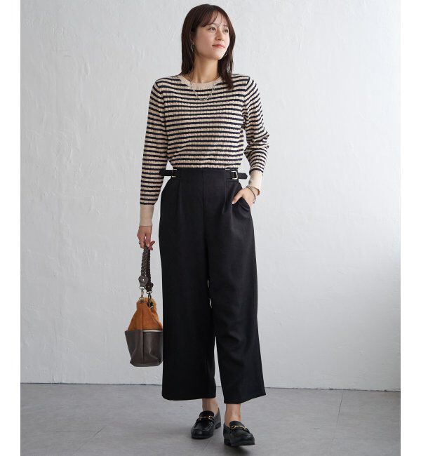 IKKA LOUNGE「ミニケーブルニットプルオーバー」|プルオーバー|