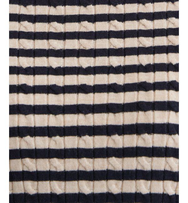 IKKA LOUNGE「ミニケーブルニットプルオーバー」|プルオーバー|