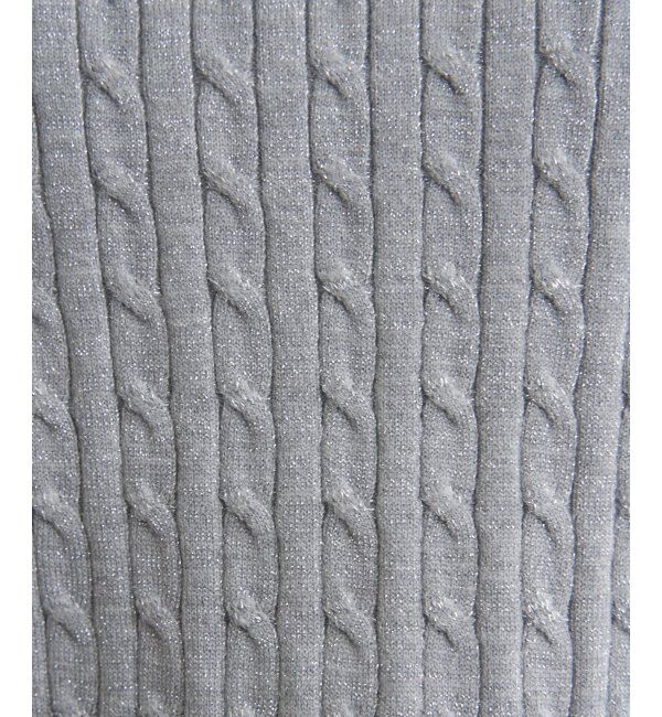 IKKA LOUNGE「ミニケーブルニットプルオーバー」|プルオーバー|