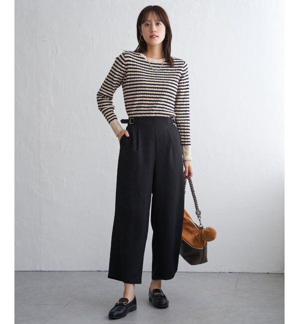 IKKA LOUNGE「ミニケーブルニットプルオーバー」|プルオーバー|