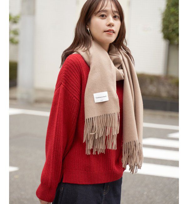 ikka「カシミヤタッチカラーマフラー」|マフラー|コーヒー