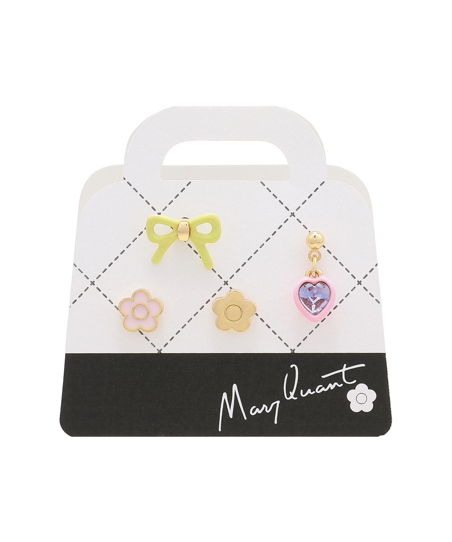 MARY QUANT「チャームMIX ピアス」|ピアス|ゴールド