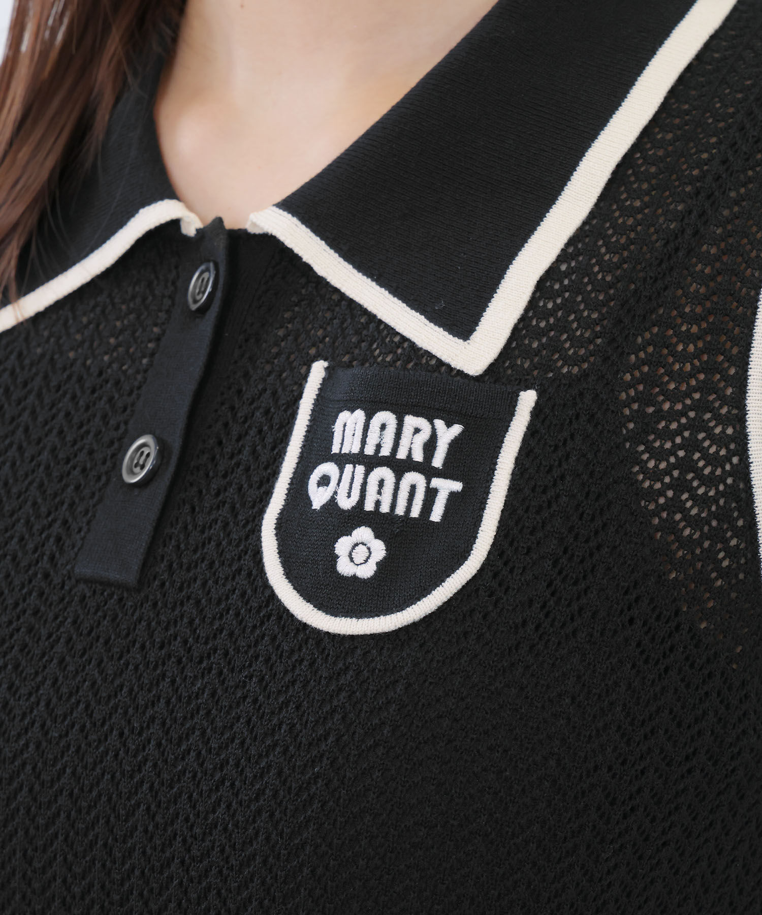 MARY QUANT「レトロロゴクロッシェポロ ワンピース」|ワンピース|