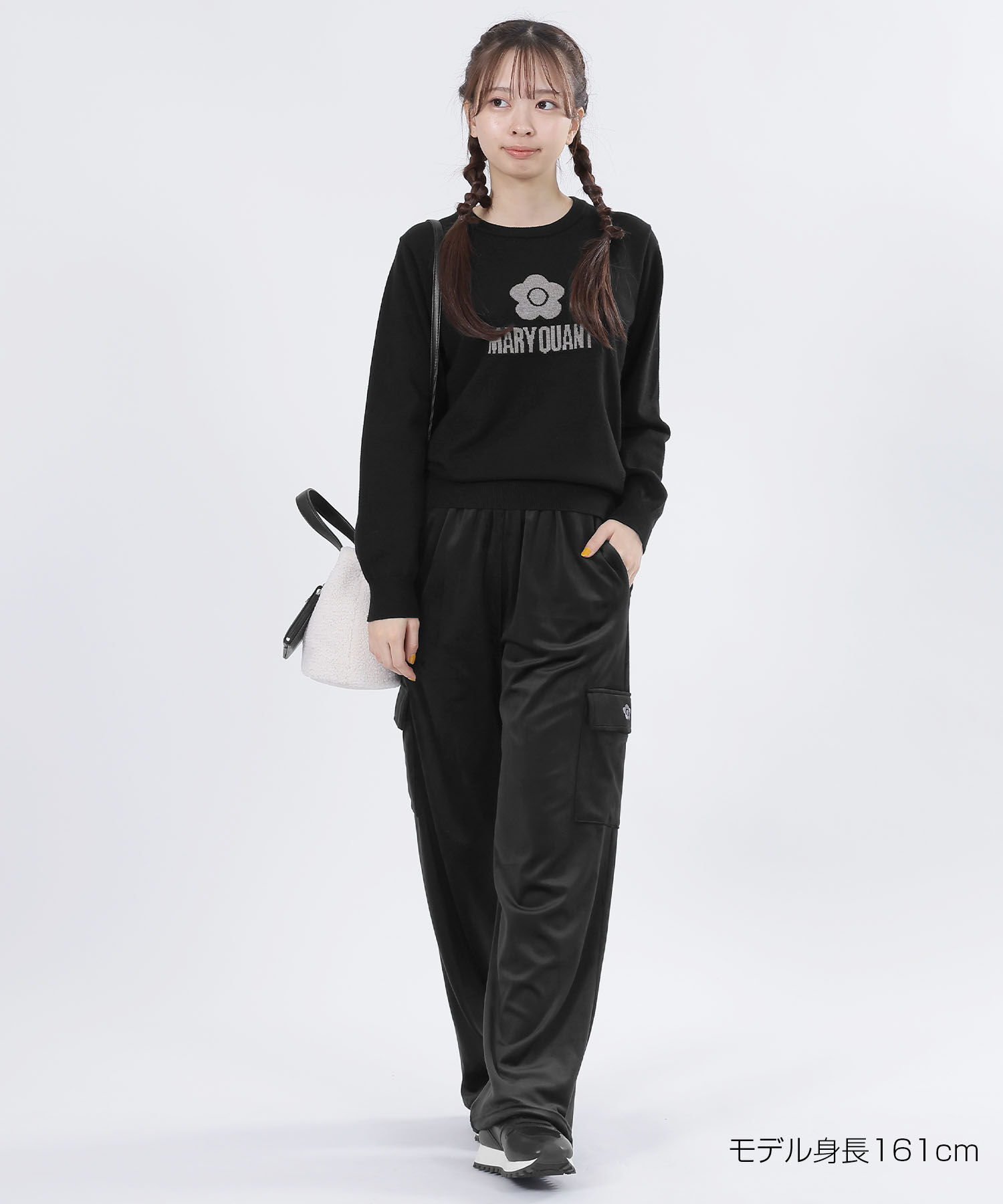 MARY QUANT「シンプルロゴニット プルオーバー」|ニット・セーター|