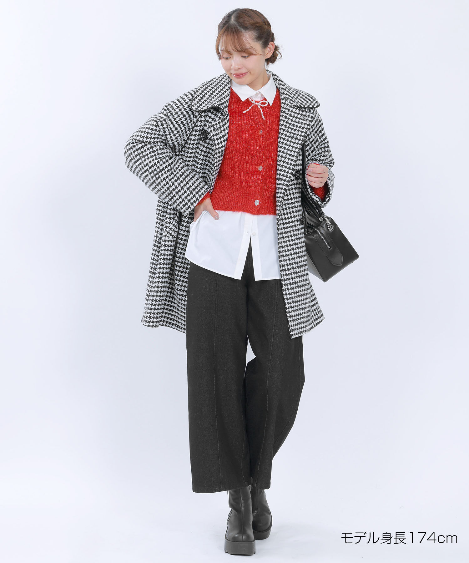 MARY QUANT「パールリボン カーディガン」|カーディガン|