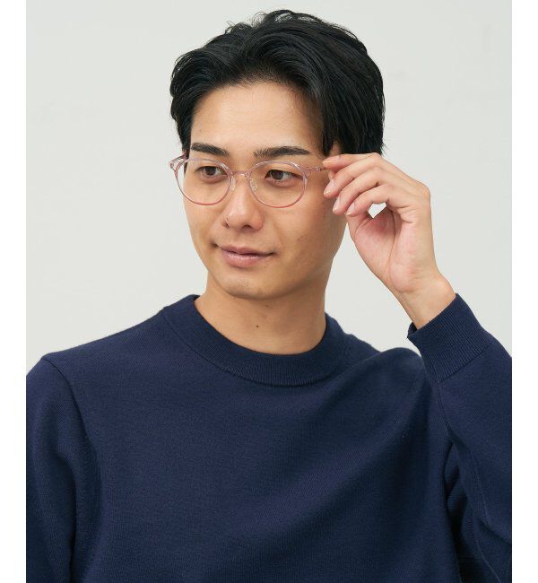  「MAQuillAGE(マキアージュ) コラボ｜ 血色感 メガネ | 中顔面短縮みえ メイク 大人可愛い レンズ交換券付」|メガネ|