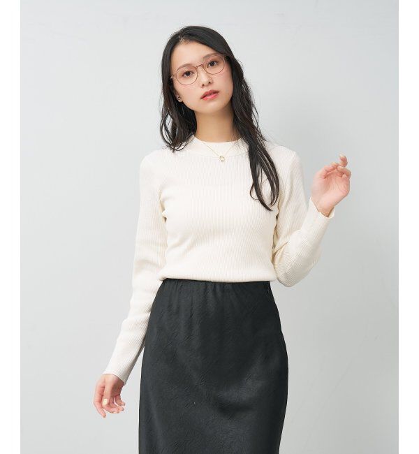  「MAQuillAGE(マキアージュ) コラボ｜ 血色感 メガネ | 中顔面短縮みえ メイク 大人可愛い レンズ交換券付」|メガネ|