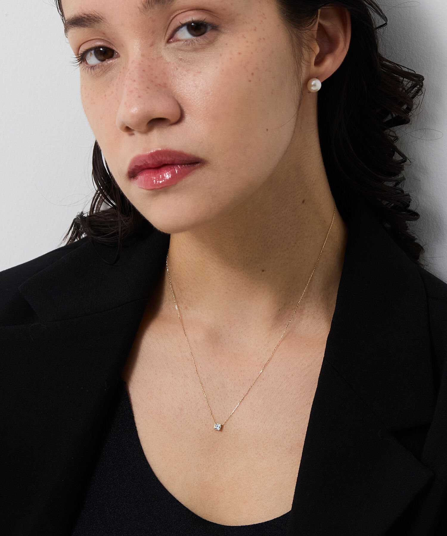 JUPITER「【シリーズ累計販売 4000点突破！】【K10】天然石ネックレス/3月誕生石/アクアマリン」|ネックレス|