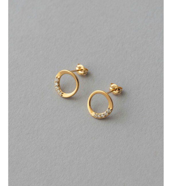 ete「ビジュー サークル ピアス」|ピアス|