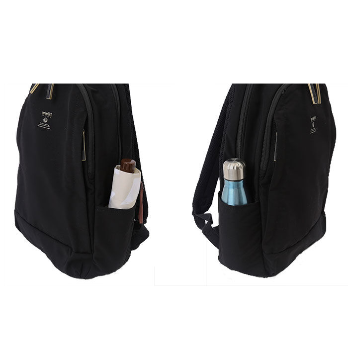 anello「アネロ リュック 10ポケット 通販 レディース 軽い 軽量 黒 ブラック 大人 かわいい」|リュック|