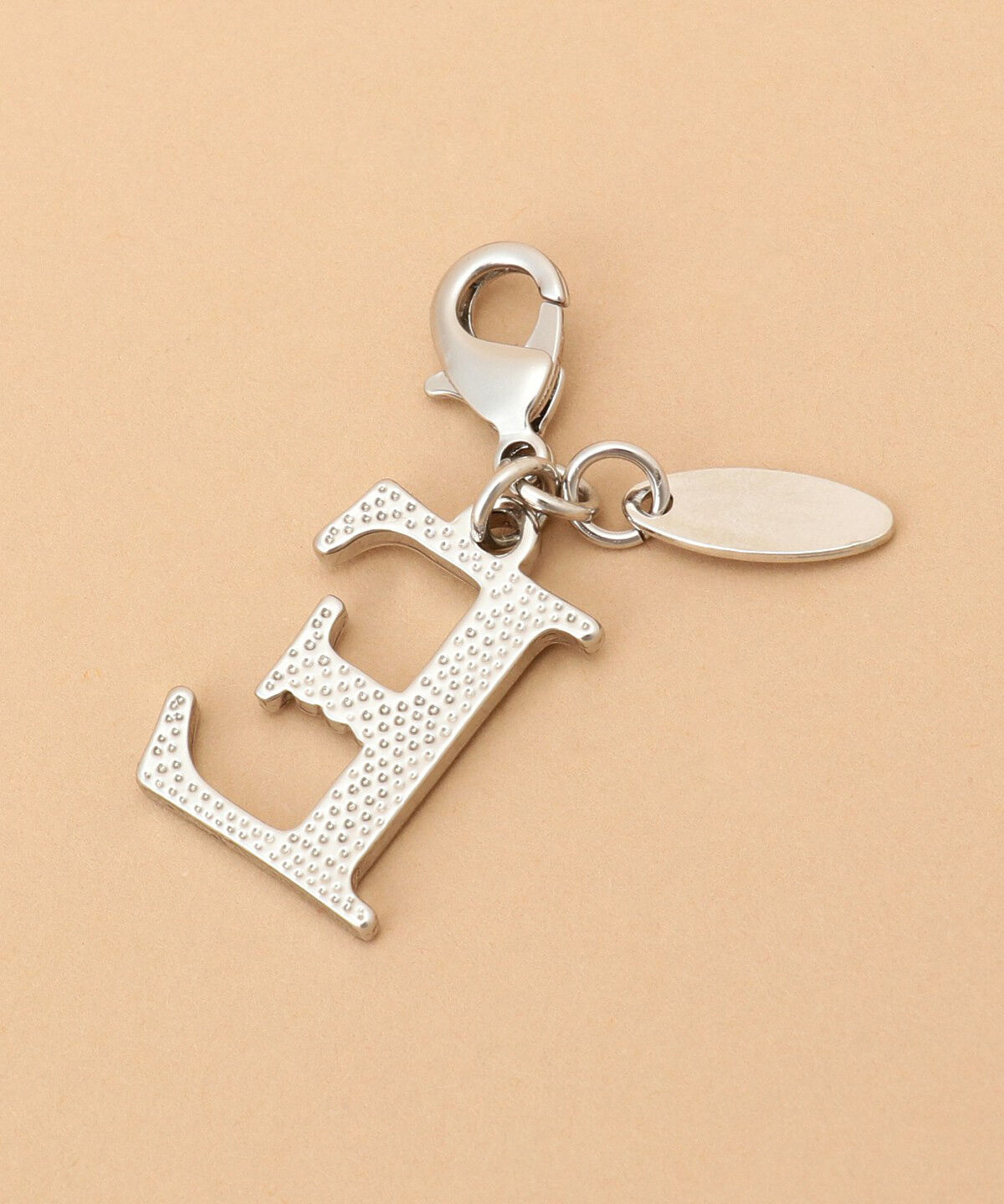 Samantha Thavasa「シルバーイニシャルファスナーチャーム E」|チャーム・キーホルダー|