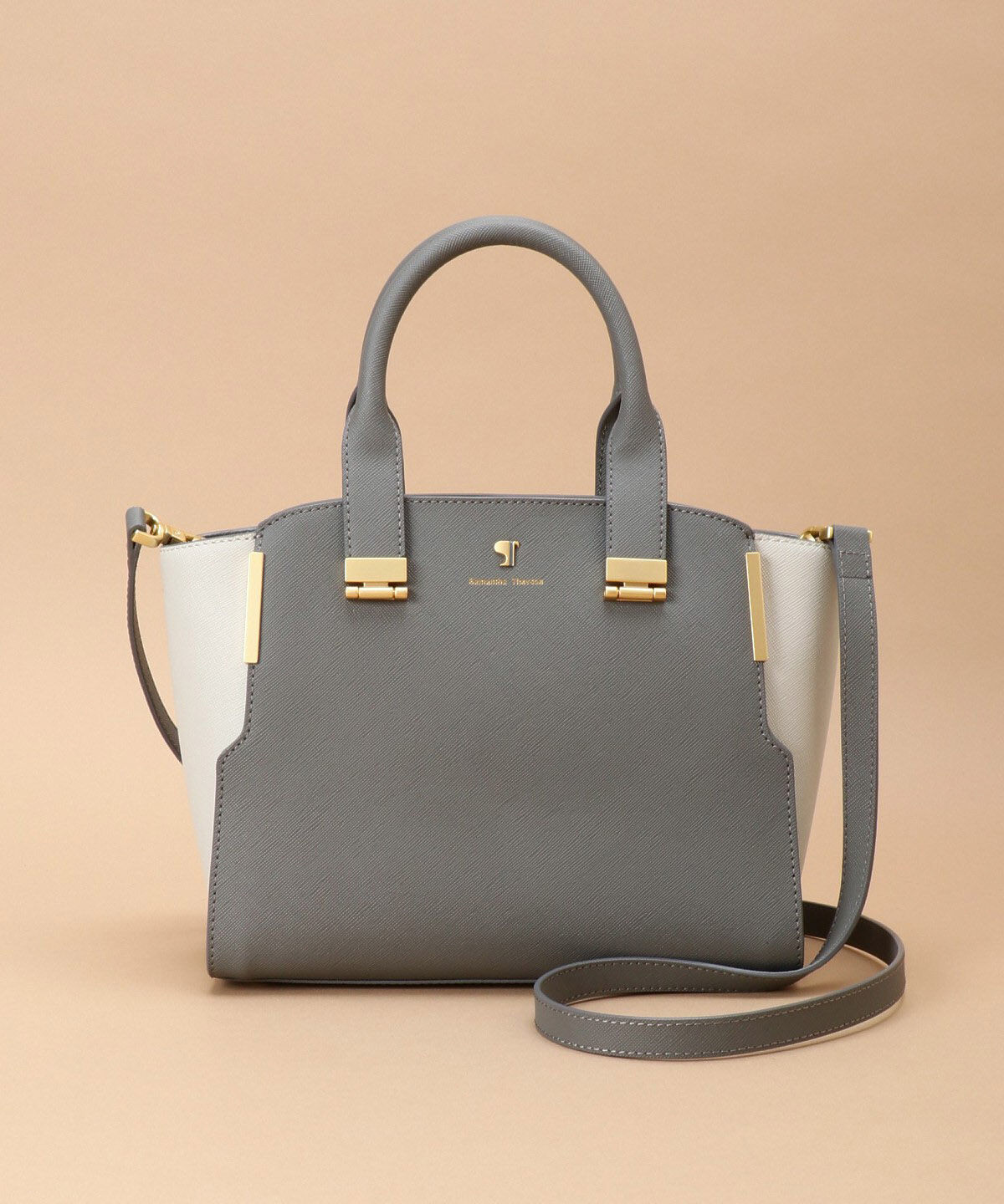 Samantha Thavasa「Pomme d'espoir ポムディスポワール バイカラーハンドルバッグ」|ハンドバッグ|