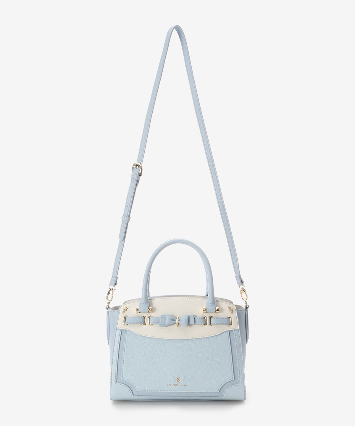 Samantha Vega「フロントリボンベルトハンドバッグ」|ハンドバッグ|