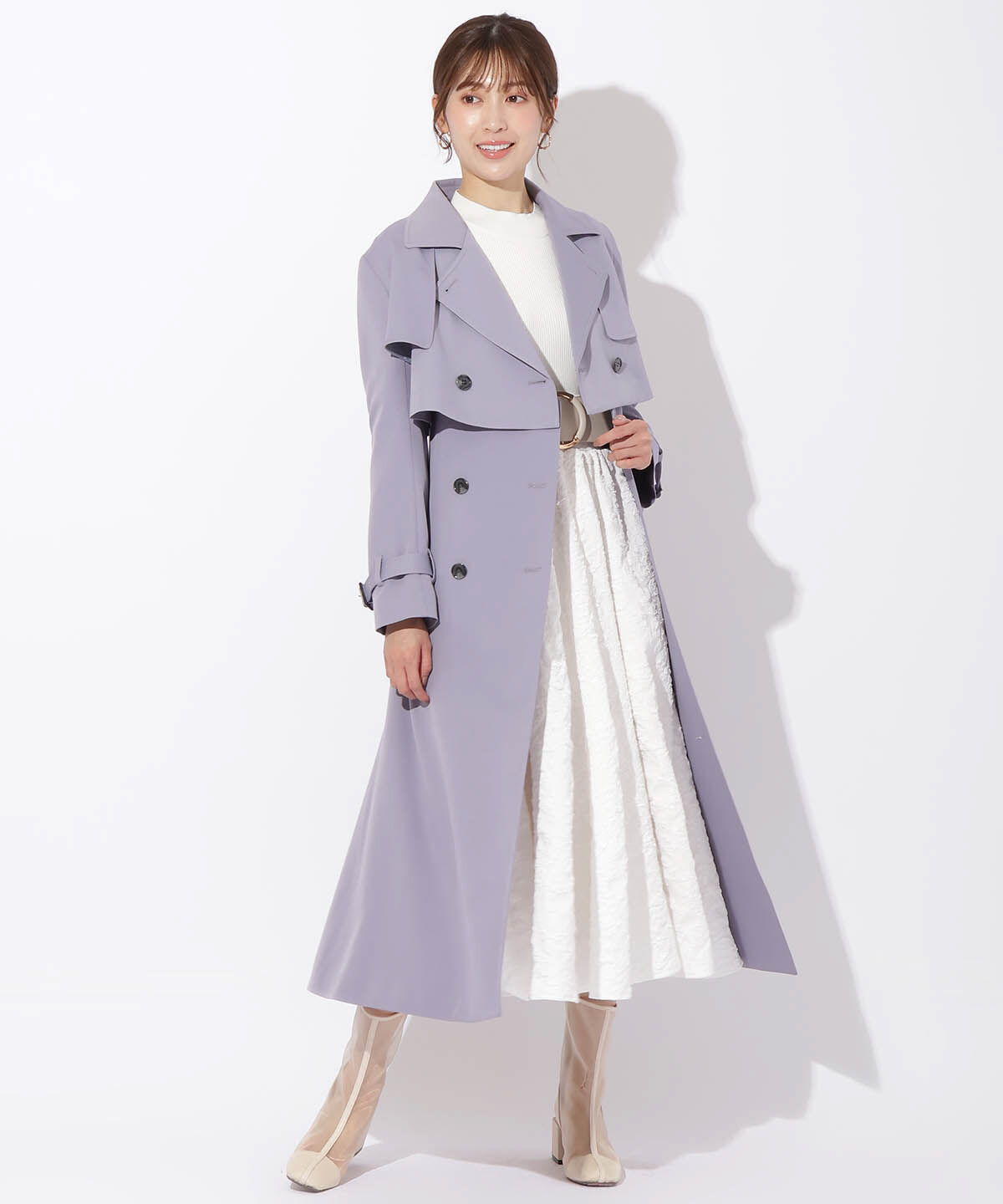 アンドクチュール「ManyWayトレンチコート」|トレンチコート|