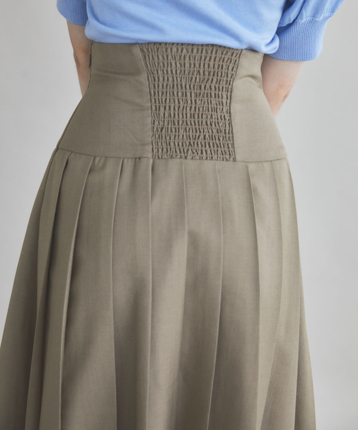 REDYAZEL「ロースイッチングプリーツスカート」|フレア|