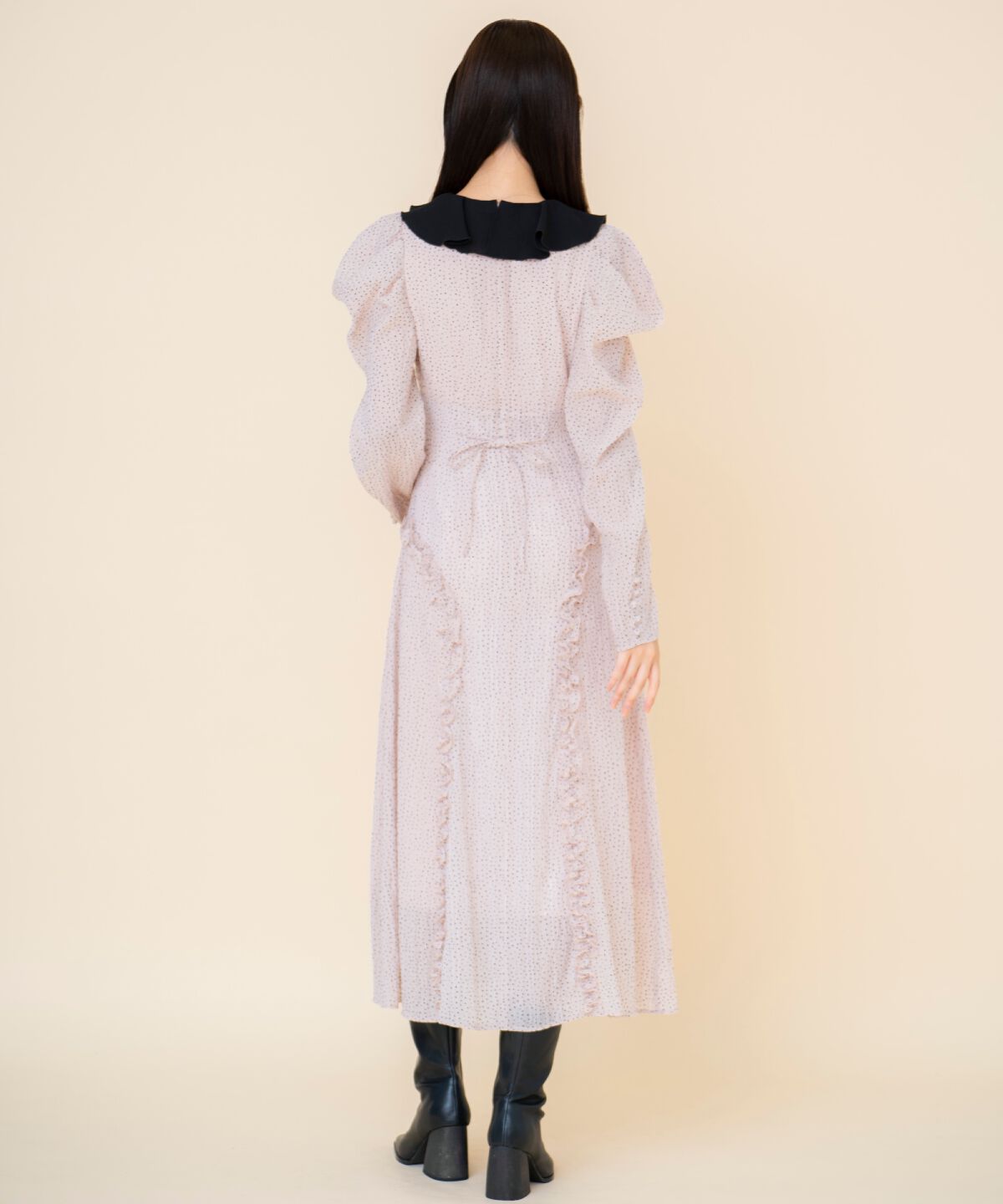 REDYAZEL「フリルカラードットワンピース」|ワンピース|