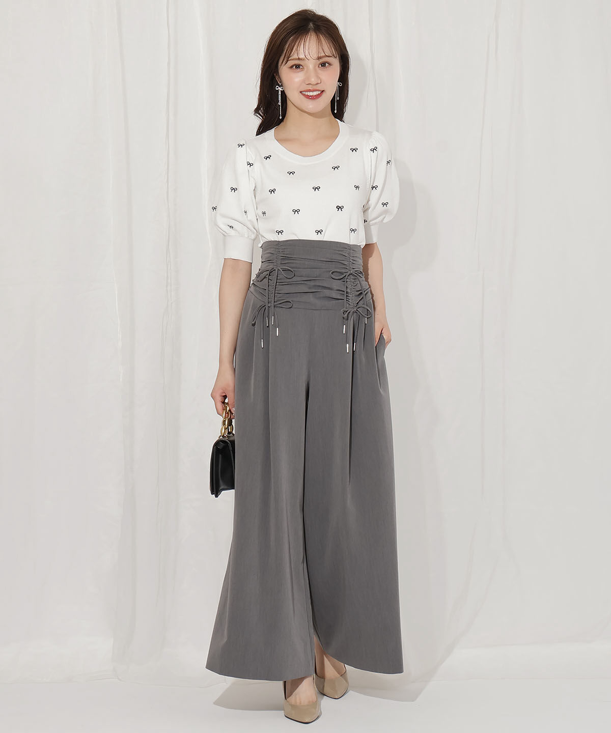 WILLSELECTION「バリエーションニット（リボン）」|ニット・セーター|