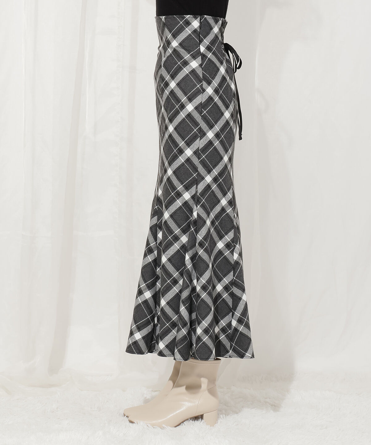 WILLSELECTION「ハイウエストマーメイドスカート」|フレア|