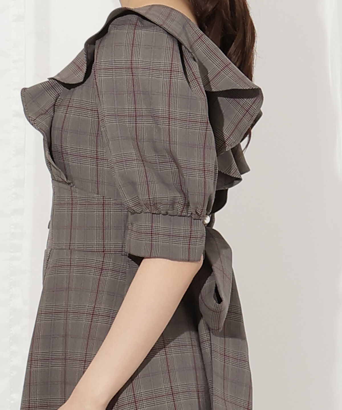 WILLSELECTION「ラッフルフリルパフ袖ワンピース」|ワンピース|