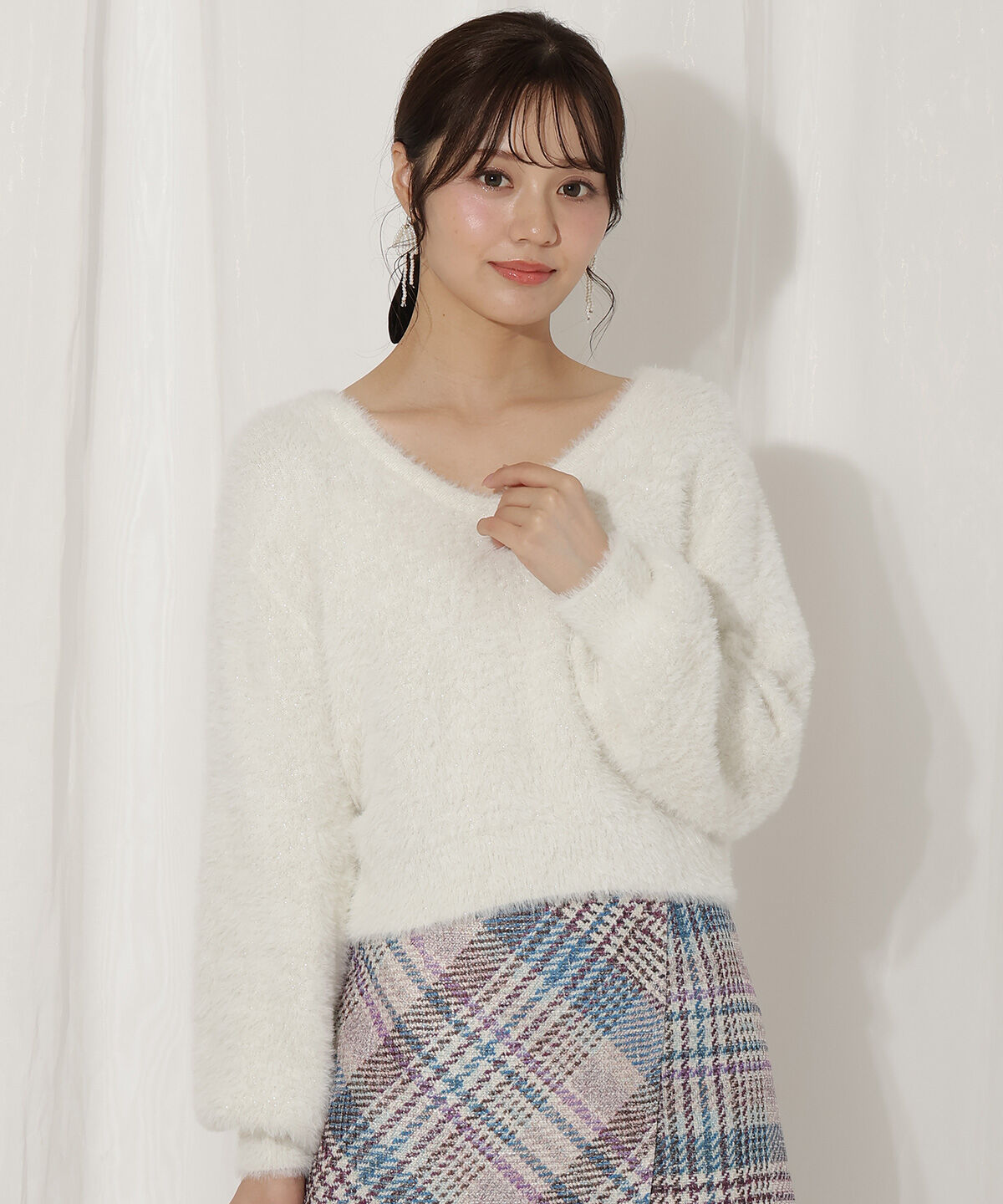 WILLSELECTION「ラメフェザー2WAYニット」|ニット・セーター|