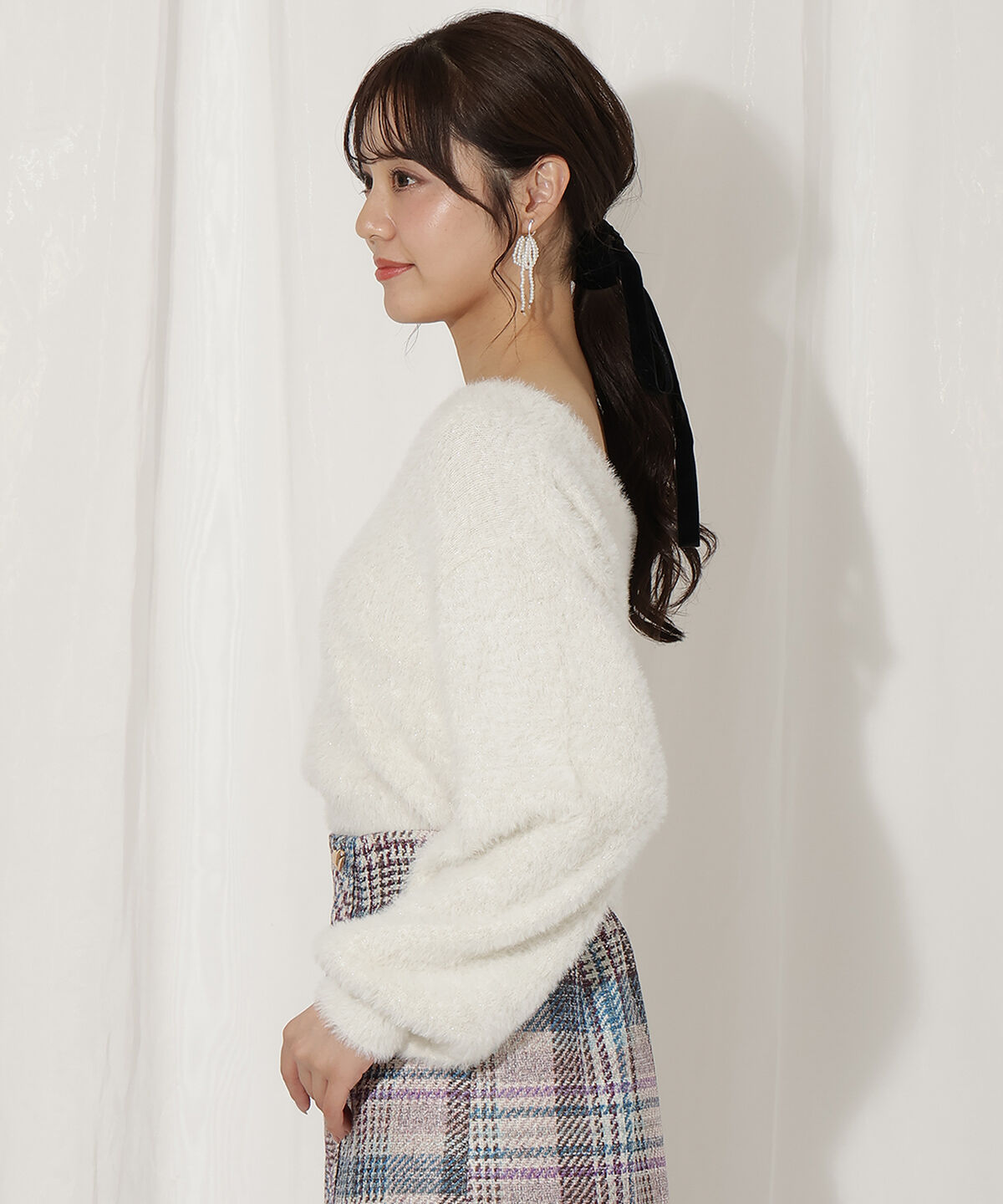 WILLSELECTION「ラメフェザー2WAYニット」|ニット・セーター|