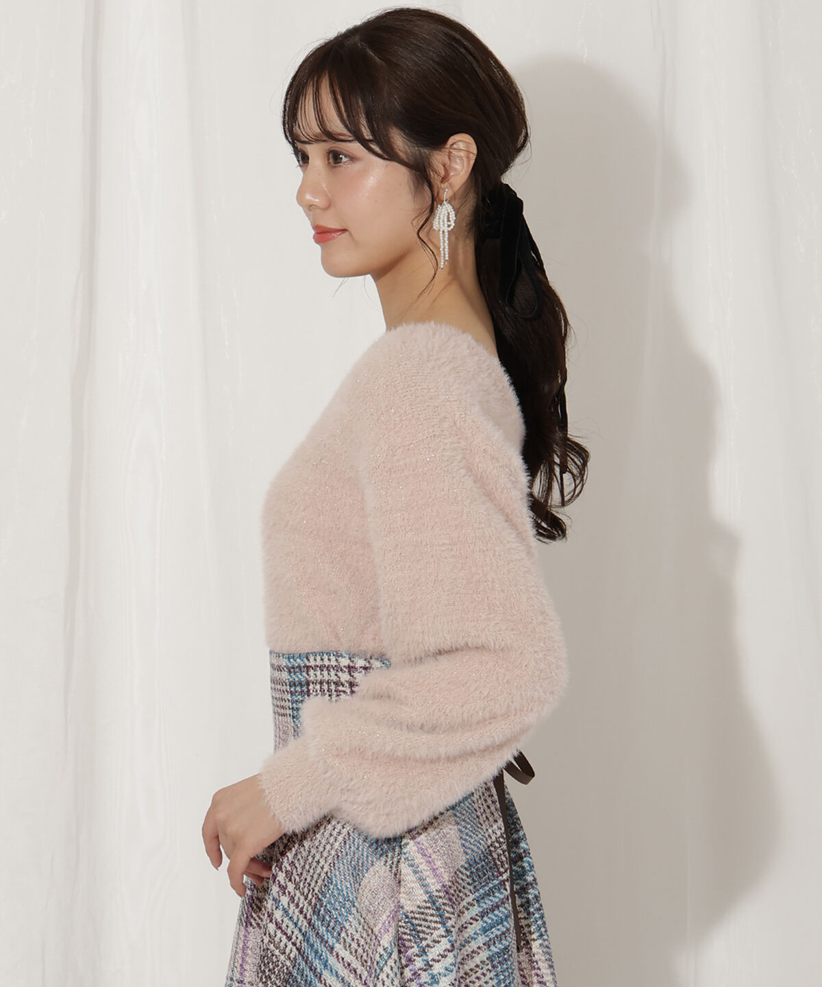 WILLSELECTION「ラメフェザー2WAYニット」|ニット・セーター|