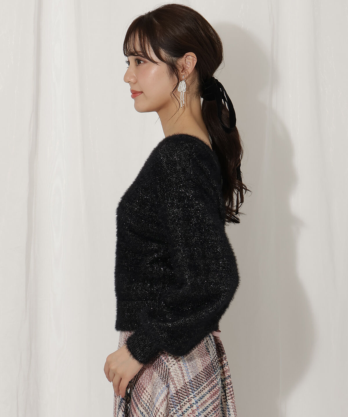 WILLSELECTION「ラメフェザー2WAYニット」|ニット・セーター|