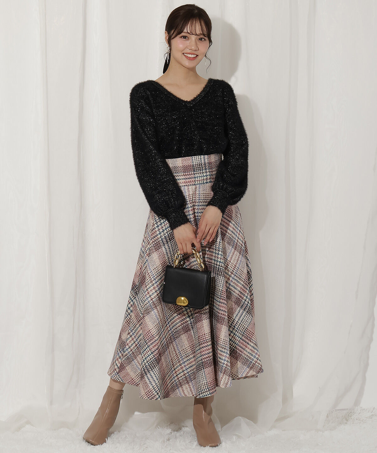 WILLSELECTION「ラメフェザー2WAYニット」|ニット・セーター|