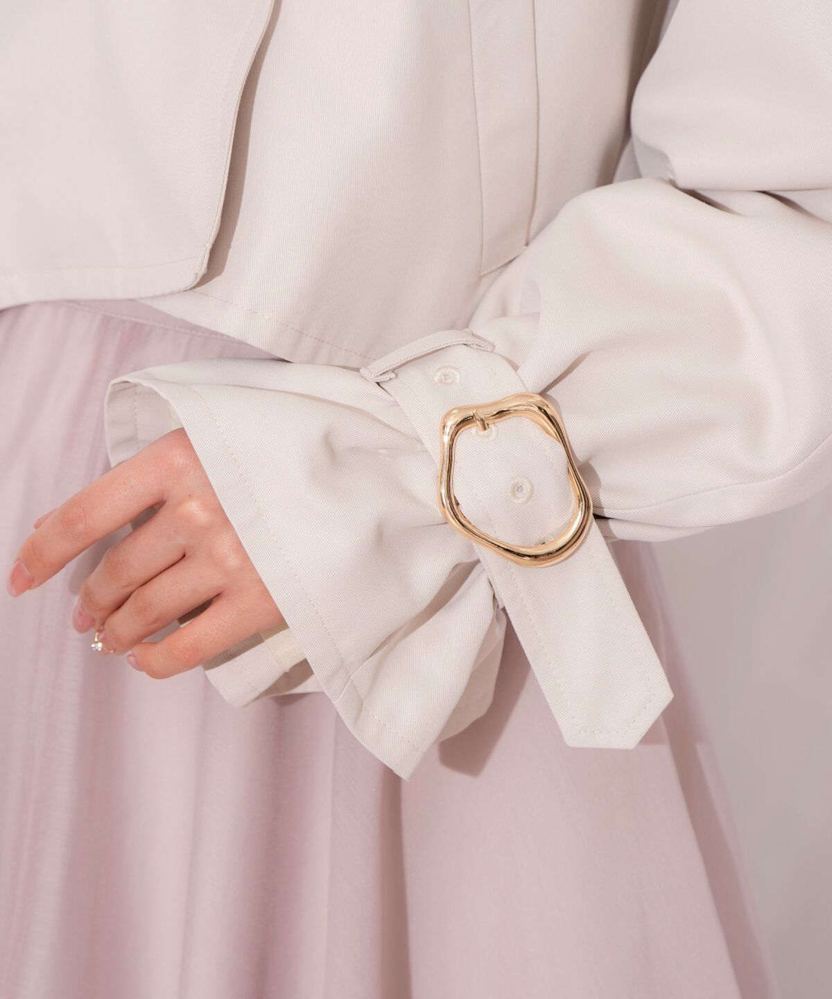 WILLSELECTION「キャンディスリーブショートトレンチコート」|トレンチコート|