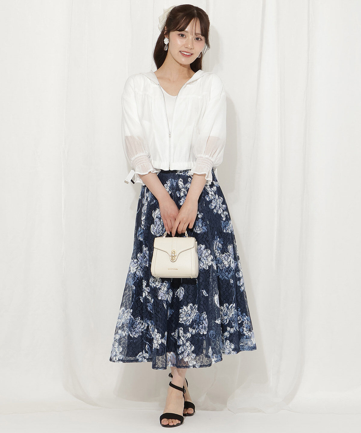 WILLSELECTION「キャンディスリーブシアーパーカー」|ブルゾン・スタジャン|