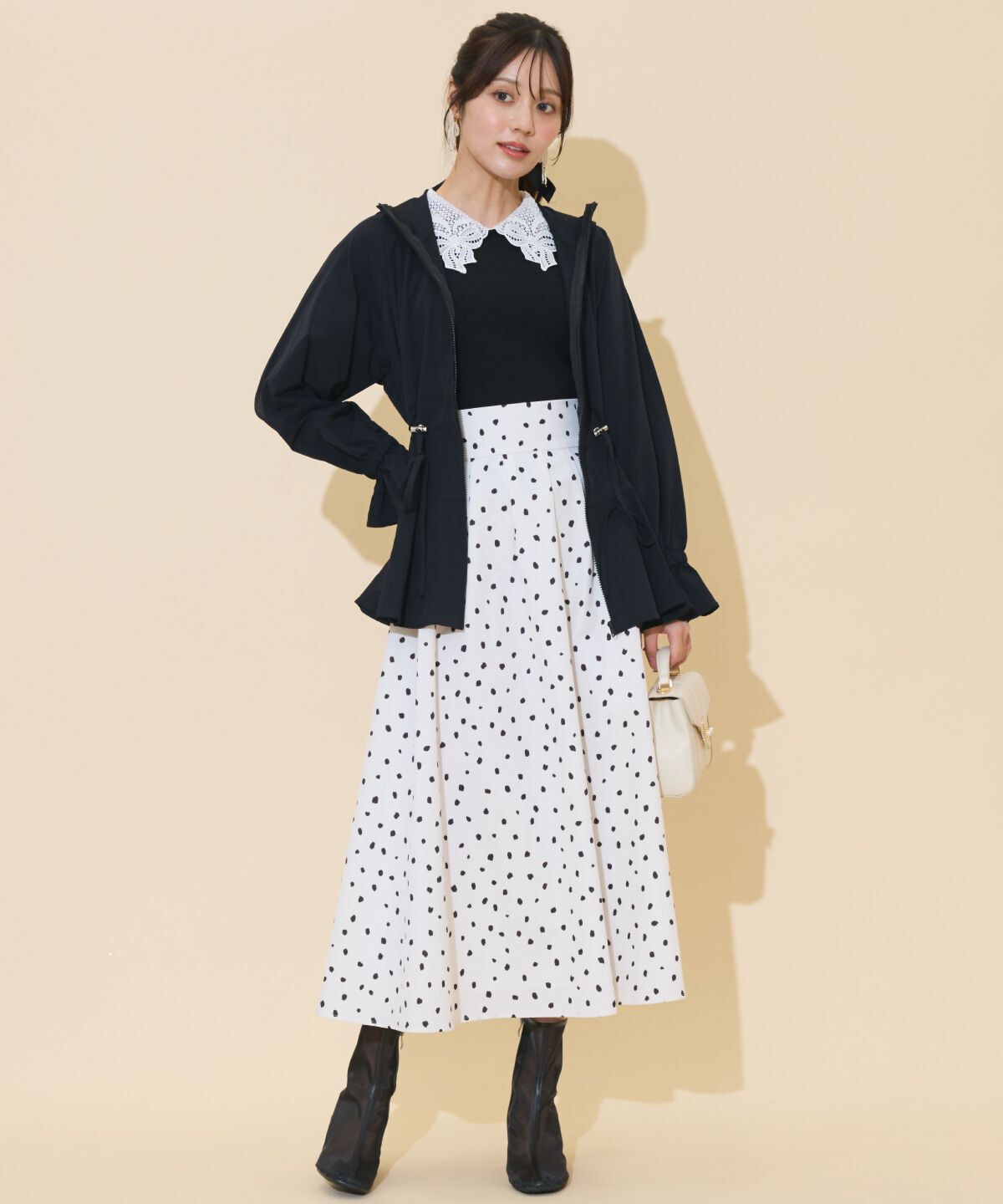 WILLSELECTION「UVカットペプラムブルゾン」|ブルゾン・スタジャン|