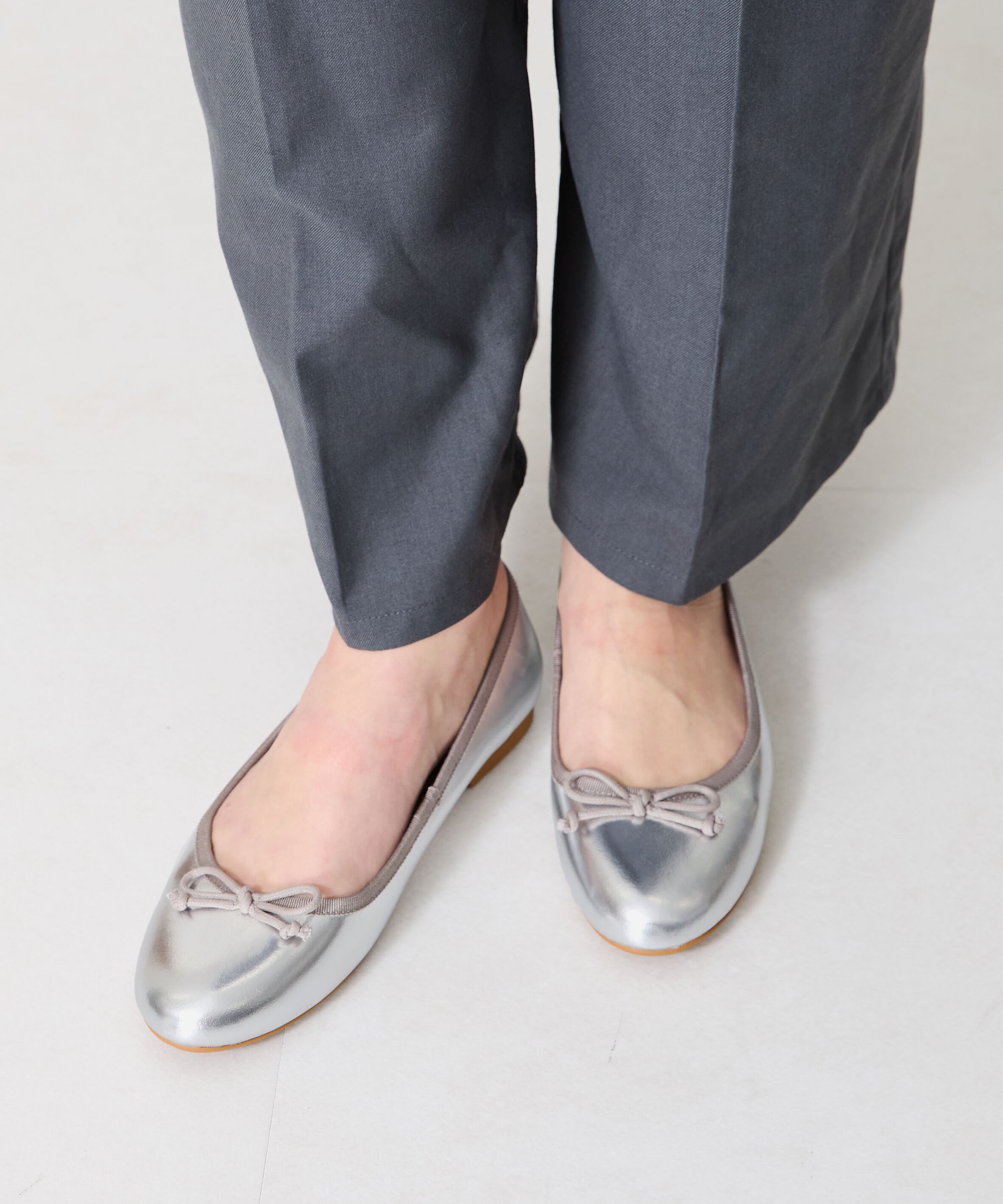 ORiental TRaffic「【 WEB限定 /累計7万足突破】 バレエシューズ /R-4006 パンプス フラット 厚手クッション エナメル」|パンプス|