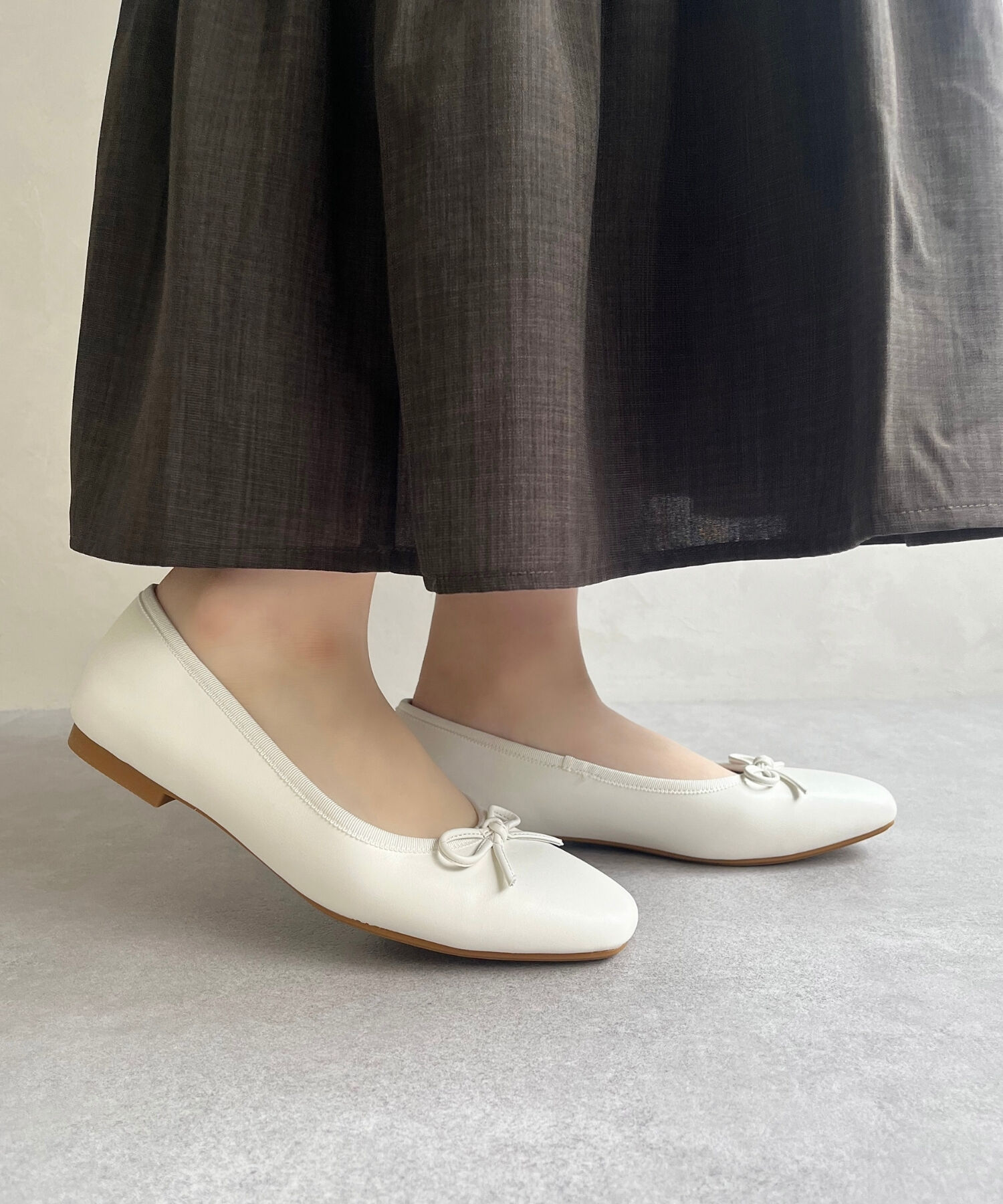 ORiental TRaffic「【跳べるパンプス/シリーズ累計１５０万足突破】 バレエシューズ /R-3208 厚手クッション フラット」|パンプス|