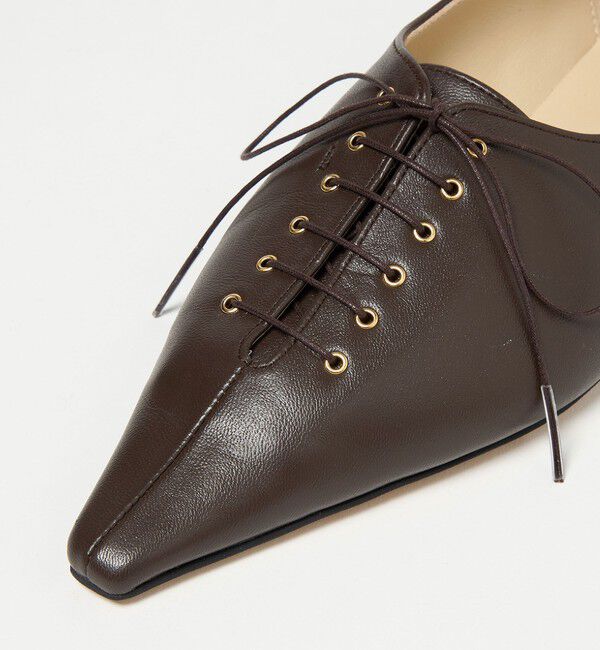 ODETTE E ODILE「ナローレースアップ フラット20&uarr;」|パンプス|