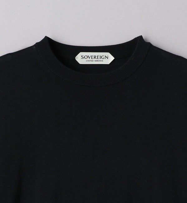 UNITED ARROWS「＜SOVEREIGN＞ハイゲージ クルーネックニット」|ニット・セーター|