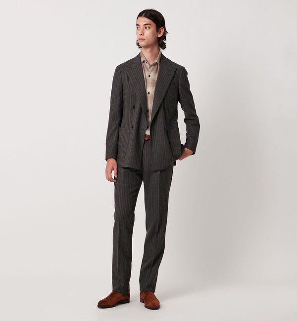 UNITED ARROWS「SOKTAS オンブレチェック ワンピースカラーシャツ」|シャツ・ブラウス|