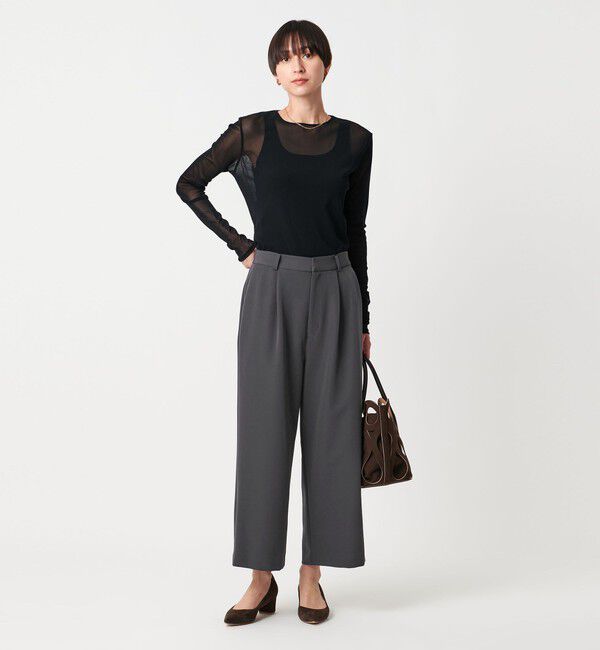 UNITED ARROWS「ダブルクロス クロップドパンツ -ウォッシャブル-」|その他|