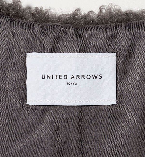 UNITED ARROWS「ファーライク ボア ベスト」|ベスト・ジレ|